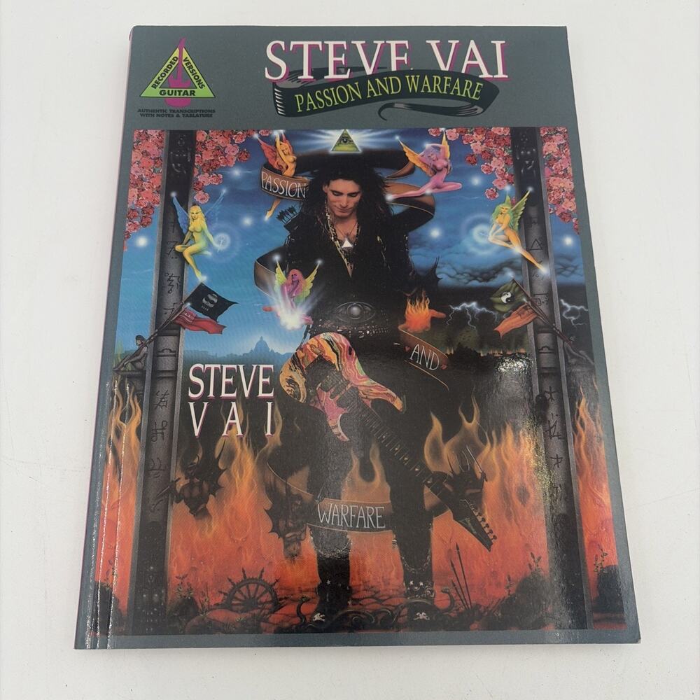 Steve Vai Passion And Warfare Album Guitar Tablature Tab Vocal Music Chord Book